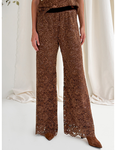 LACE PALAZZO TROUSERS