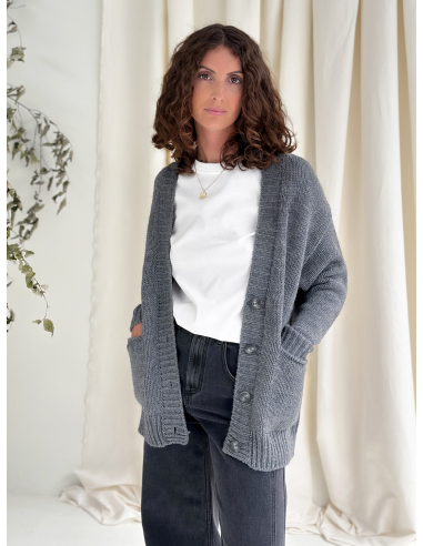 VISCOSE & WOOL CARDIGAN