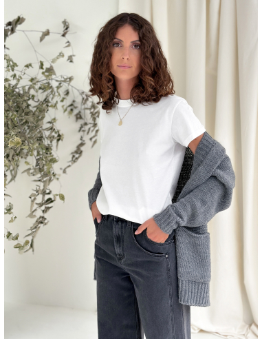 VISCOSE & WOOL CARDIGAN