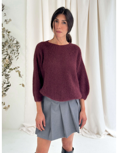 CREW NECK SWEATER WITH LUREX THREAD