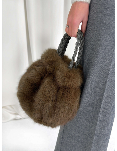 FAUX FUR BAG