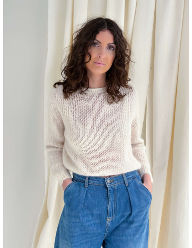 MAGLIONE CROP GIROCOLLO