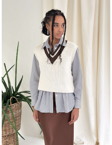 GILET IN COTONE