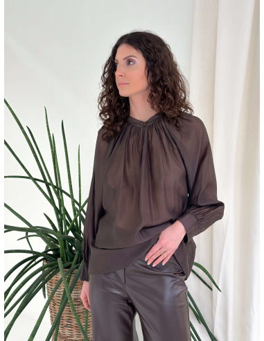 BLUSA IN VISCOSA DI EUCALIPTO