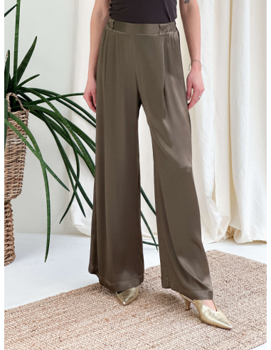 SATIN PALAZZO PANTS